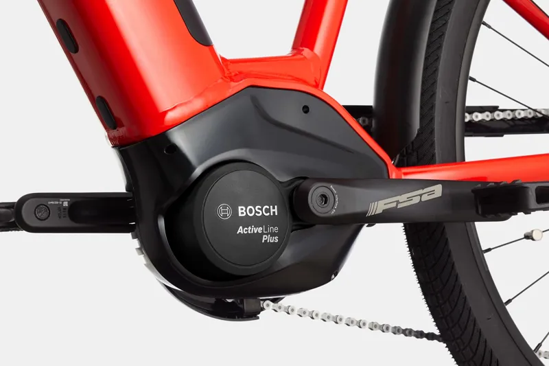 Cannondale Adventure Neo 3 EQ Electric Hybrid Bike Rally Red-3